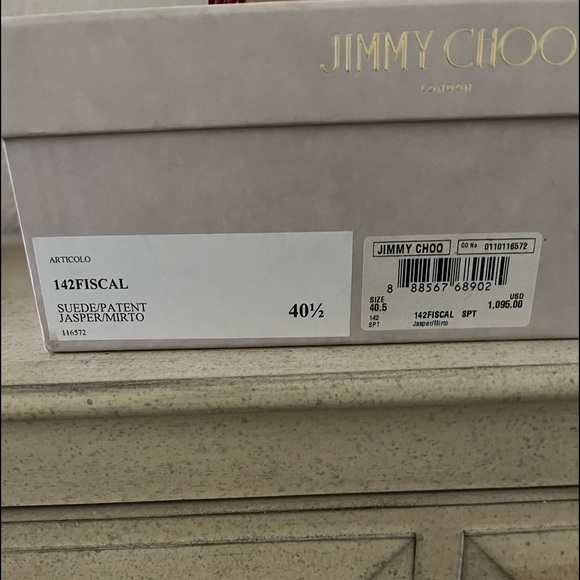 Jimmy Choo Fiscal Strappy Sandal sz 40 1/2 - Picture 6 of 8